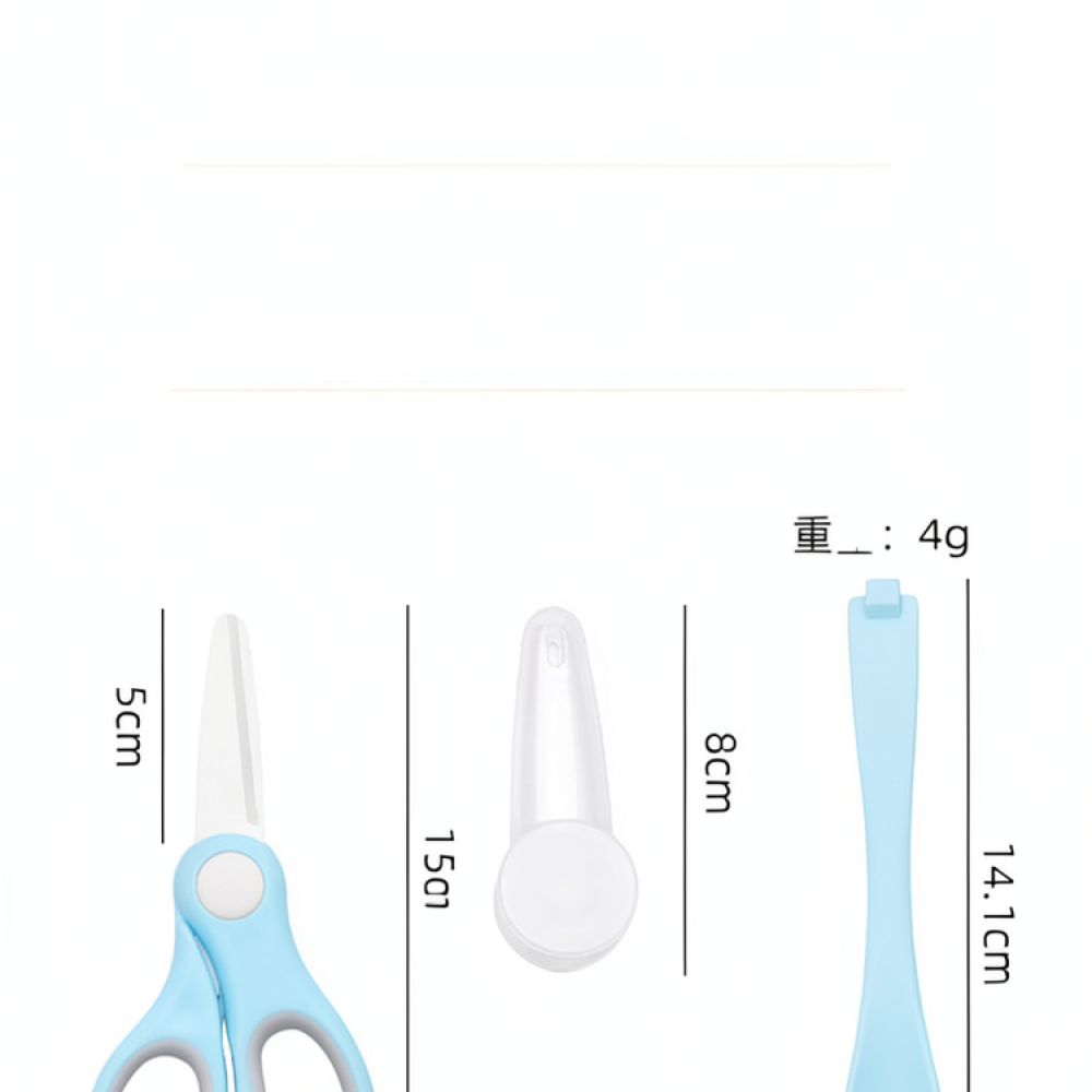 Baby Food Scissors - Infant Food Scissors Ceramic Blade Kitchen