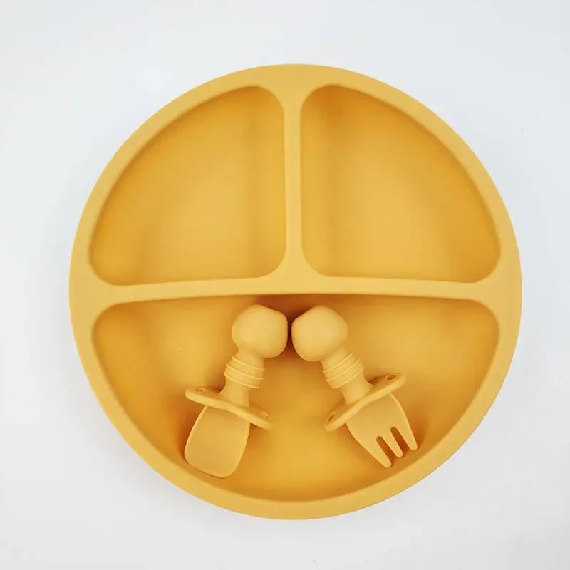 3Pcs Silicone Baby Feeding Set - Baby Food Jars With Lids review and price